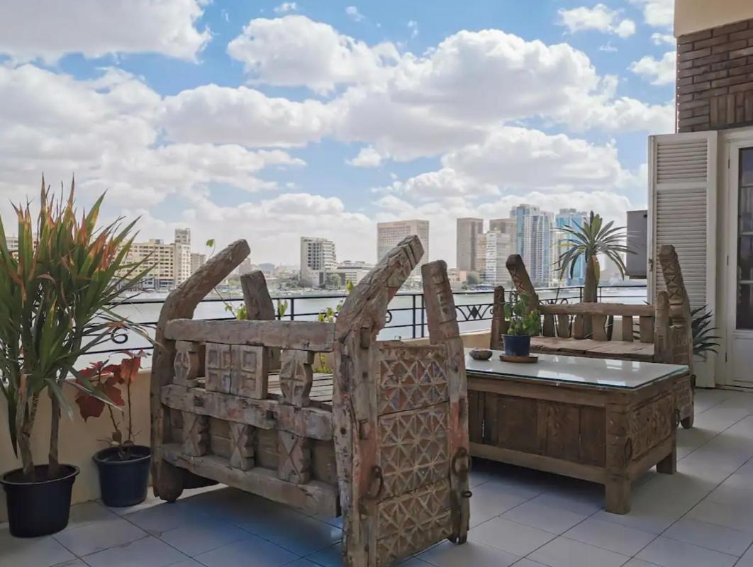 Luxury On The Nile - Zamalek Apartments Kairo Exterior foto
