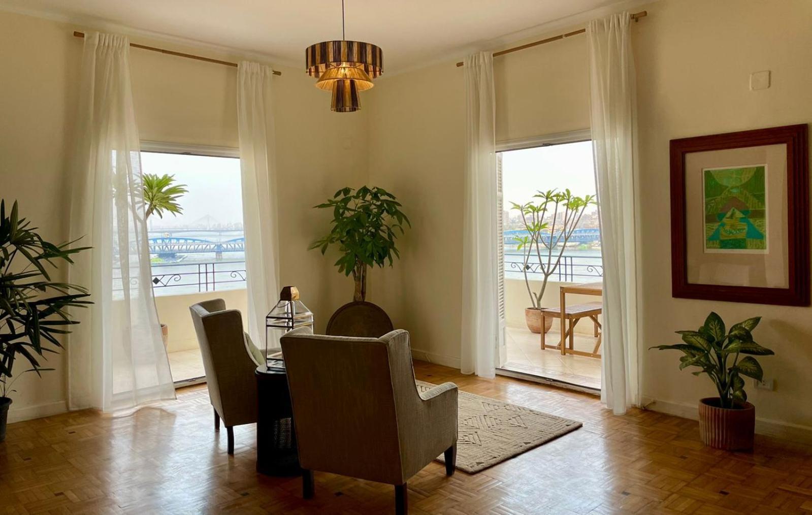 Luxury On The Nile - Zamalek Apartments Kairo Exterior foto