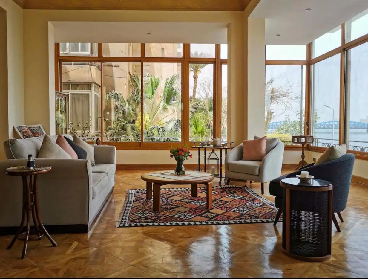 Luxury On The Nile - Zamalek Apartments Kairo Exterior foto